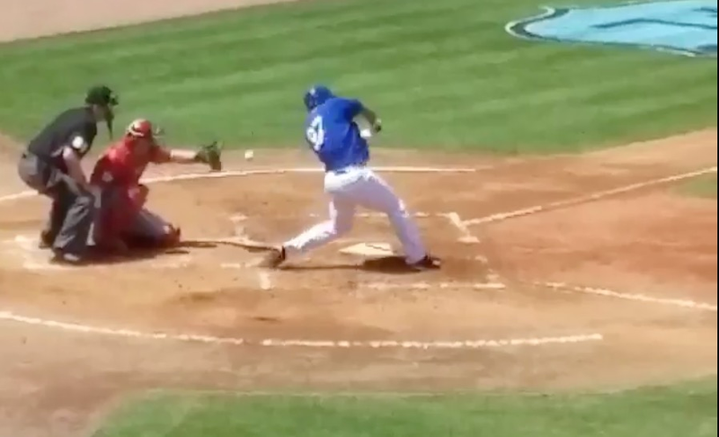Illustration for article titled Tim Tebow's Prayers To Make Contact With A Max Scherzer Fastball Were Not Answered